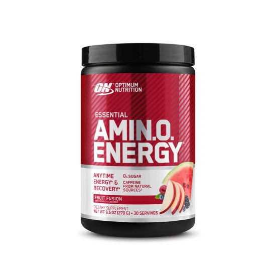 Picture of Optimum Nutrition Amino Energy - Pre Workout with Green Tea, BCAA, Amino Acids, Keto Friendly, Green Coffee Extract, Energy Powder - Fruit Fusion, 30 Servings (Packaging May Vary)