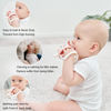 Picture of Smily Mia Reindeer Baby Teethers for 3-6Months Baby Girls, Never Drop Silicone Baby Teething Mitten for 6-12Months, Soft Massaging Nubs for Teething Pain Relief, Peach Pink