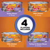 Picture of Purina Friskies Gravy Wet Cat Food Variety Pack, Prime Filets & Shreds Turkey & Chicken Favorites - (40) 5.5 oz. Cans