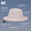 Picture of MISSION Cooling Bucket Hat, UPF 50, 3" Wide Brim Sun Hat - Cools When Wet, UPF 50 (Reptilia Punch)