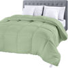 Picture of Utopia Bedding Comforter Duvet Insert - Quilted Comforter with Corner Tabs - Box Stitched Down Alternative Comforter (Queen, Sage Green)