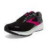 Picture of Brooks Ghost 14 Women's Neutral Running Shoe - Black/Pink/Yucca - 6.5