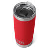 Picture of YETI Rambler 20 oz Tumbler, Stainless Steel, Vacuum Insulated with MagSlider Lid, Rescue Red