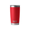 Picture of YETI Rambler 20 oz Tumbler, Stainless Steel, Vacuum Insulated with MagSlider Lid, Rescue Red