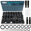 Picture of KEZE 1200 Pcs 24 Size Universal Rubber O-Ring Assortment Kit with 4-Piece Pick and Hook Set for Auto Vehicle Faucet Plumbing Pressure Washer Air or Gas Sealing Repair OD:6mm-28mm Oring