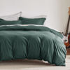 Picture of Bedsure Twin/Twin XL Duvet Cover Kids - Soft Brushed Microfiber Duvet Cover Twin, 2 pcs, Includes 1 Forest Green Kids' Duvet Cover (68"x90") with Zipper Closure & 1 Pillow Sham, NO Comforter