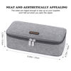 Picture of Homecube Pencil Case Capacious Pen Pencil Holder Box Makeup Pens Pouch Oxford Cloth Bag Large Storage Stationery Organizer with Zipper for School & Office - Gray