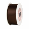 Picture of VATIN 1-1/2" Wide Double Faced Polyester Brown Satin Ribbon Continuous Ribbon- 25 Yard, Perfect for Wedding, Gift Wrapping, Bow Making & Other Projects