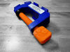 Picture of Hot Wheels Compatible Track C Clamp (Blue/Orange)