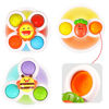 Picture of 3PCS ALASOU Pop up Suction Cup Spinner Toys for 1 2 Year Old Boy Girl|Novelty Spinning Tops Toddler Toys Age 1-2|1 2 Year Old Boy Birthday Gift for Infant|Sensory Baby Bath Toys for Toddlers 1-3