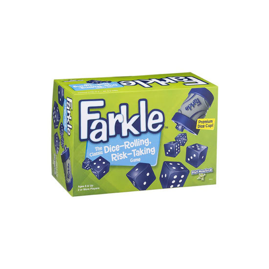 Picture of Farkle Dice Game - Exclusive Premium Dice Cup - Family Game Night - Easy to Shake and Slam - for Ages 8+