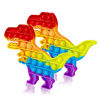 Picture of Woplagyreat 2 Pack Rainbow Dinosaur Pop Push Fidget Figetget Sensory Toy Popping?Anxiety Autism Relieve Relief Bubble Silicone Game Gift Special Kid Teen Adult ADHD Set Popitz Satisfying Box