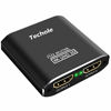 Picture of HDMI Splitter 1 in 2 Out - Techole 4K Aluminum Ver1.4 HDCP, Powered HDMI Splitter Supports 3D 4K@30HZ Full HD1080P for Xbox PS4 PS3 Fire Stick Roku Blu-Ray Player, TV HDTV