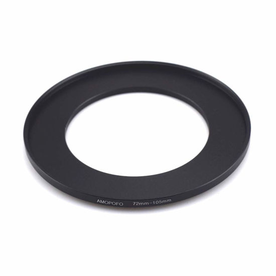 Picture of 72mm to 105mm Step-Up Ring Filter adapter/72mm to 105mm Camera Filter Ring for 105mm UV,ND,CPL,Metal Step Up Ring