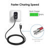 Picture of Micro USB Fast Wall Charger Charging Cable Cord fit for OneTouch Verio Flex, Orbic Journey V, Orbic Slim, CAT S60 S41 S42 S31 B30, Freestyle Libre Reader 2 Libre 14 Day & More Flip Cell Phone Charge