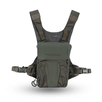 Picture of Eberlestock Recon Modular Bino Pack - Advanced Binocular Harness System with Customizable Attachments - Military Green - Large