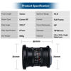 Picture of Brightin Star 16mm F2.8 Full Frame Ultral Wide Angle Manual Focus Mirrorless Camera Lens, Fit for Canon RF-Mount EOS-RP, EOS-R, EOS-R5, EOS R7, EOS-R6, EOS-R3, EOS-R1