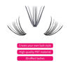 Picture of Individual Lashes Large Tray D Curl Lash Clusters 10D 20D 30D 40D Individual Lash Extensions Cluster Lashes Lash Extension Supplies Eyelash Clusters (20D-0.07D, 10mm)