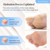 Picture of PLANTIFIQUE Hydrating Foot Mask for Dry & Cracked Feet - NOT Peeling - 1 Pack Hydrating Socks for Soft Heels - Intense Moisturizing and Repairing Dry Rough Skin - Foot Spa - Happy Feet Mask