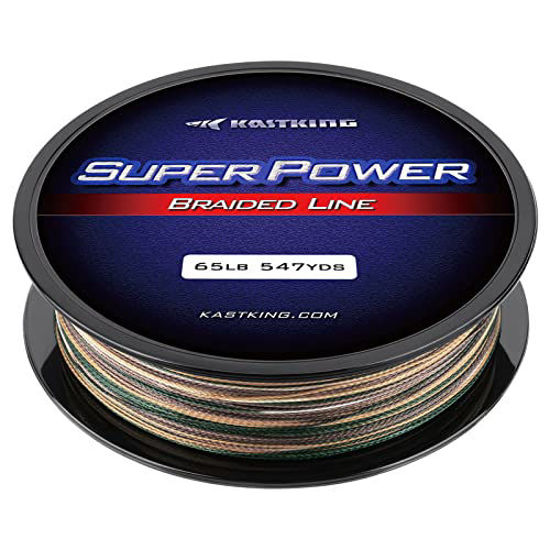 Picture of KastKing Superpower Braided Fishing Line, Camo, 30LB, 327 Yds