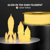 Picture of AMOLEN PLA 3D Printer Filament, 1.75mm Glow in The Dark Yellow Filament for 3D Printing, 1kg(2.2lbs) Spool, Compatible with Most FDM Printer