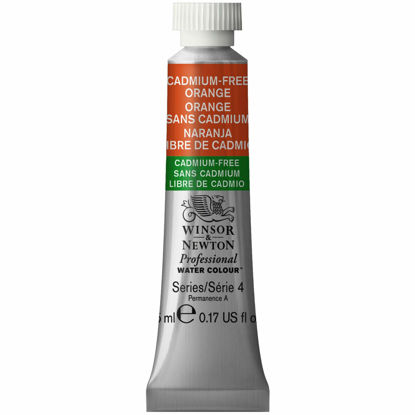 Picture of Winsor & Newton Professional Watercolor, 5ml (0.17-oz) Tube, Cadmium-Free Orange