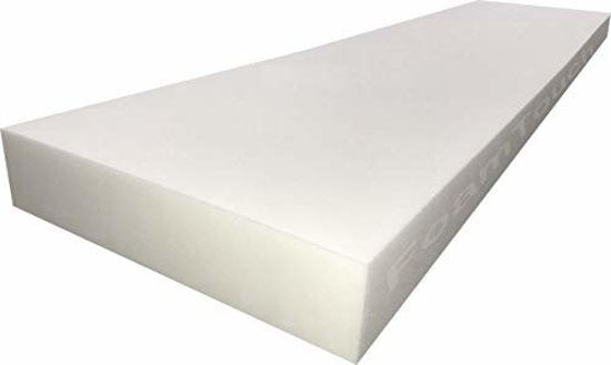 High Density 24 inch Wide, 24 inch Long Upholstery Foam, Cushion