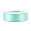 Picture of VATIN 1 inch Double Faced Polyester Satin Ribbon Aqua Blue -Continuous 25 Yard Spool, Perfect for Wedding, Wreath, Baby Shower,Packing and Other Projects