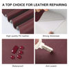 Picture of YAFLC Leather Repair Patch for Furniture, 4" x 63" Leather Repair Tape self Adhesive, Leather Repair Patch for couches car seat Sofa Jackets Handbag Dark Red