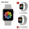 Picture of UPOLS Compatible with Apple Watch Band 38mm 42mm 40mm 44mm Sport Band, Silicone Sport Strap Replacement Bands Compatible for iWatch Series 4/3/2/1 S/M M/L