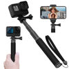 Picture of UNIXYZ Mini Pocket Selfie Stick Waterproof with Phone Clip for GoPro, Extendable 6.5" to 18.5" Underwater Monopod Vlogging Handler Hand Grip for Go Pro Max Mini Hero Insta360 DJI Action Accessories