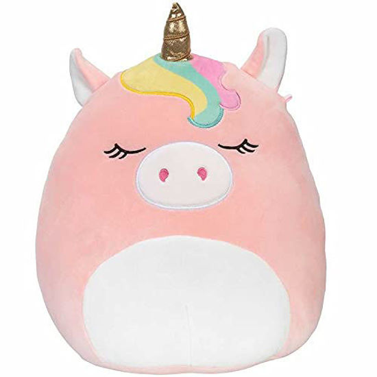 Picture of Squishmallows Official Kellytoy Plush 8 Inch Squishy Soft Plush Toy Animals (Ilene (Yellow Hair))