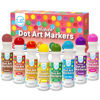 Picture of Dot Markers | Bingo Daubers | Washable 8 Colors Dot Markers for Toddlers and Kids Dot Art. Toddler arts and crafts