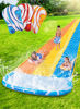 Picture of JOYIN 22.5ft Triple Water Slide and 3 Boogie Boards, Heavy Duty Lawn Water Slides Waterslide and Slip Sprinkler for Kids Adults Backyard Summer Water Toy Outdoor Fun