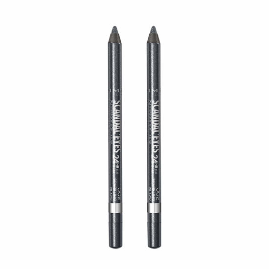 Picture of Rimmel Scandaleyes Waterproof Kohl Kajal Liner, Black, 0.04 Ounce (Pack of 2)