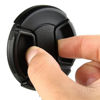 Picture of (5 Pcs) 52MM Front Lens Filter Snap On Pinch Cap, 52mm Lens Cap, 52 mm Protector Cover for DSLR SLR Camera Lense