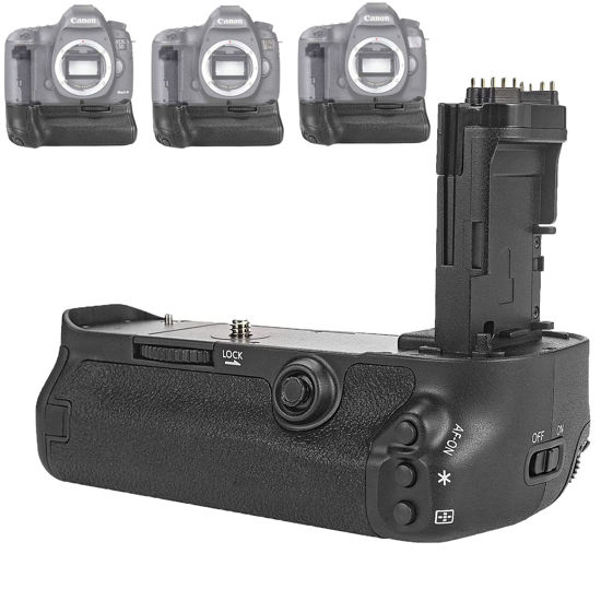 Picture of Battery Grip for Canon EOS 5D Mark iii 5DS 5DSR Camera, Replacement for Canon BG-E11,Used to Replace Canon LP-E6N Rechargeable Lithium-ion Battery