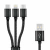 Picture of BoxWave Cable Compatible with Amazon Kindle Oasis (1st Gen 2016) - AllCharge miniSync, Retractable, Portable USB Cable for Amazon Kindle Oasis (1st Gen 2016) - Jet Black