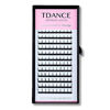 Picture of TDANCE Premade Spikes Eyelash Extension Supplies Thickness 0.07 C Curl 16mm Matte Black Eyelash Extensions Spikes Fans(Spikes,C-0.07,16mm)