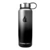 Picture of HYDRO CELL Stainless Steel Insulated Water Bottle with Straw - For Cold & Hot Drinks - Metal Vacuum Flask with Screw Cap and Modern Leakproof Sport Thermos for Kids & Adults (Graphite/Black 40oz)