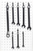 Picture of Pegboard Hooks Kit 300 PK Pegboard J Hook Assortment Black Peg Hooks Accessories