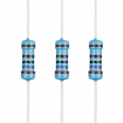 Picture of EDGELEC 100pcs 2.7K ohm Resistor 1/2w (0.5Watt) ±1% Tolerance Metal Film Fixed Resistor, Multiple Values of Resistance Optional