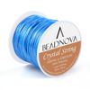 Picture of BEADNOVA 1mm Elastic Stretch Crystal String Cord for Jewelry Making Bracelet Beading Thread 60m/roll (Light Blue)