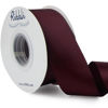 Picture of Ribbli Burgundy Double Faced Satin Ribbon,1-1/2” x Continuous 25 Yards,Use for Craft Bows Bouquet, Gift Wrapping, Wedding Decoration, Floral Arrangement