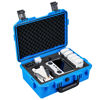 Picture of Lykus 2022 DJI Mini 3 Pro Case (Blue), Titan MM330 Waterproof Hard Case for DJI Mini 3 Pro and DJI RC [CASE ONLY]