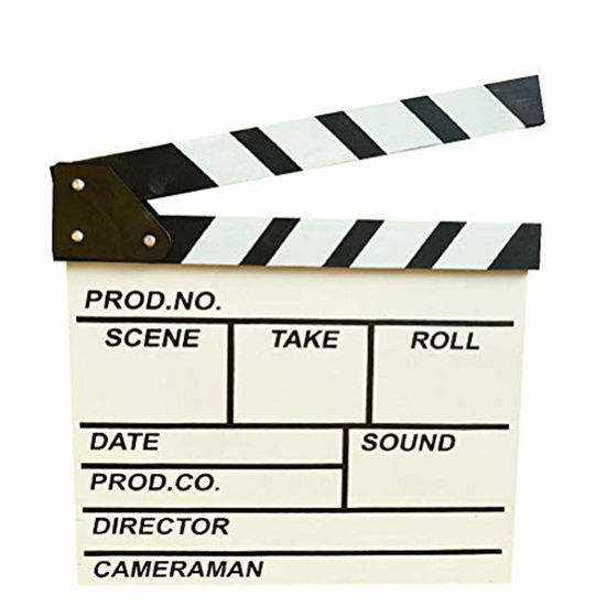 Professional Vintage TV Movie Film Clap Board Slate Cut Prop Director  Clapper