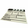 Picture of BERON Professional Vintage TV Movie Film Clap Board Slate Cut Prop Director Clapper (White)