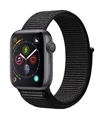 Picture of Apple Watch Series 4 (GPS, 40MM) - Space Gray Aluminum Case with Black Sport Loop Band (Renewed)