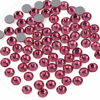 Picture of beadsland 1440pcs Flat Back Crystal Rhinestones Round Gems for Nail Art and Craft Glue Fix,Rose(SS16(3.8-4.0mm))