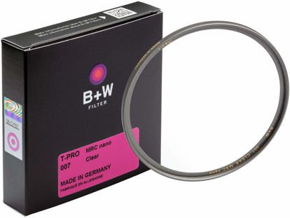 Picture of B + W Clear Protection Filter for Camera Lens - Ultra Slim Titan Mount (T-PRO), 007, HTC, 16 Layers Multi-Resistant and Nano Coating, Photography Filter, 55 mm